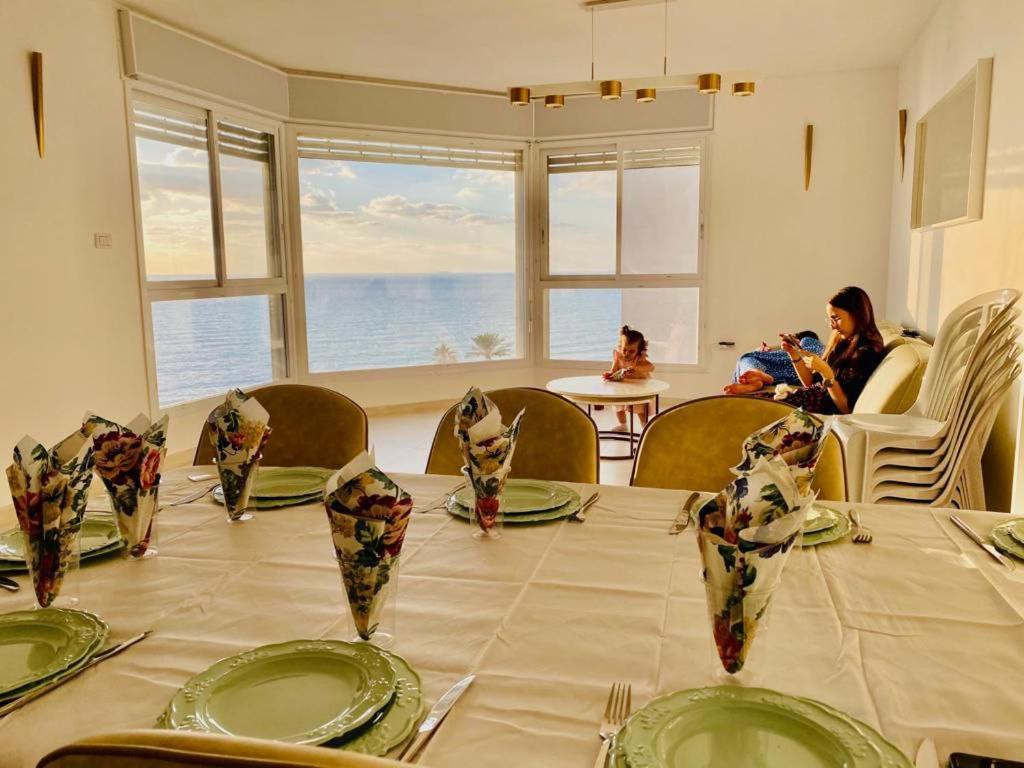 Nitsa Sea View Luxurious Apartment Νετάνια Εξωτερικό φωτογραφία
